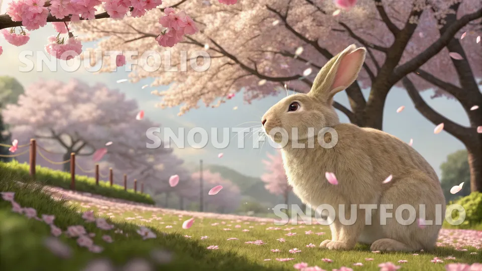 Witty Portrait of the Flemish Giant