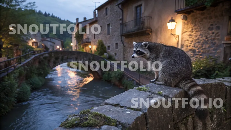 Radiant Whiff of the Common Raccoon (Procyon lotor)