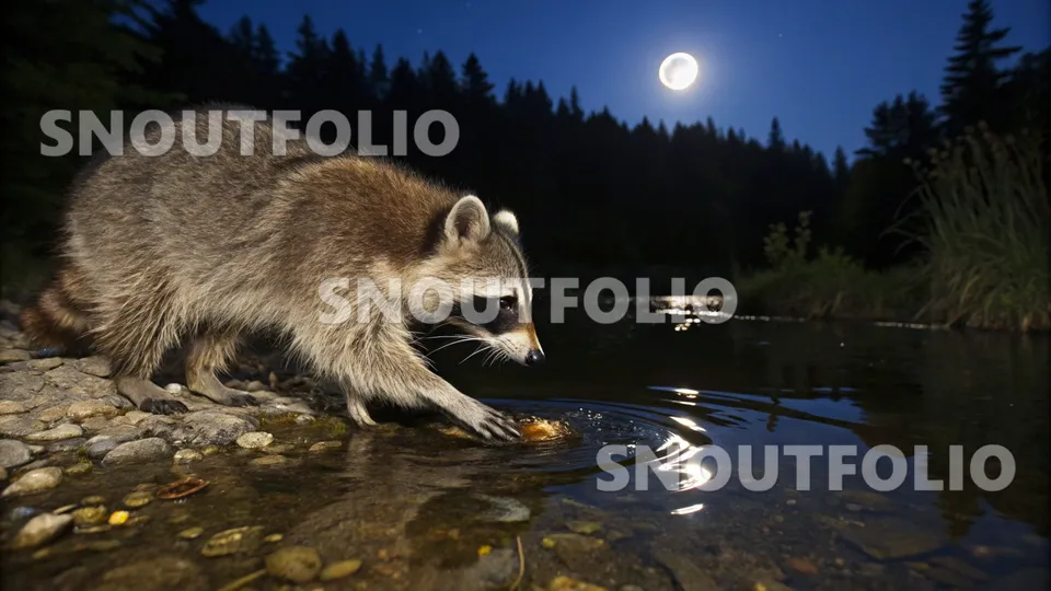 Majestic Aura of the Procyon lotor
