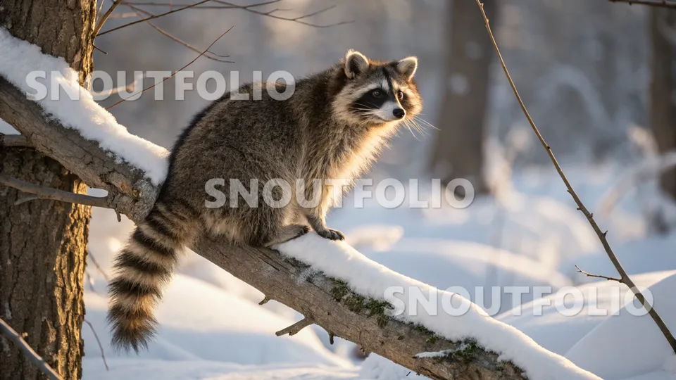 Curious Whiff of the Common Raccoon (Procyon lotor)