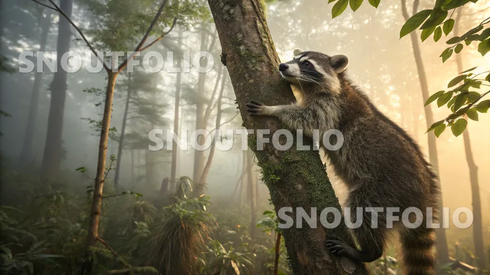Witty Spark of the Common Raccoon (Procyon lotor)
