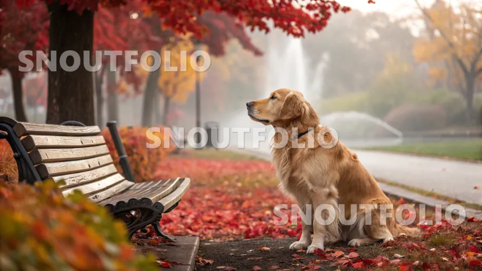 Golden Retriever Joyful Moments