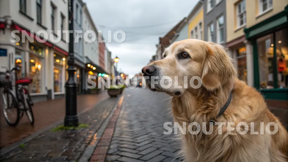 Golden Retriever Joyful Moments