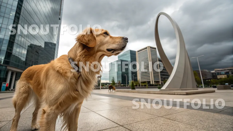 Playful Retriever Scenes