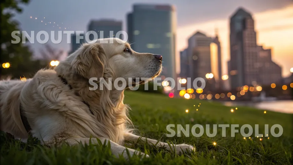 Golden Retriever Joyful Moments