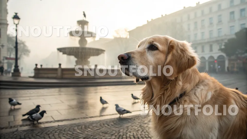 Playful Retriever Scenes