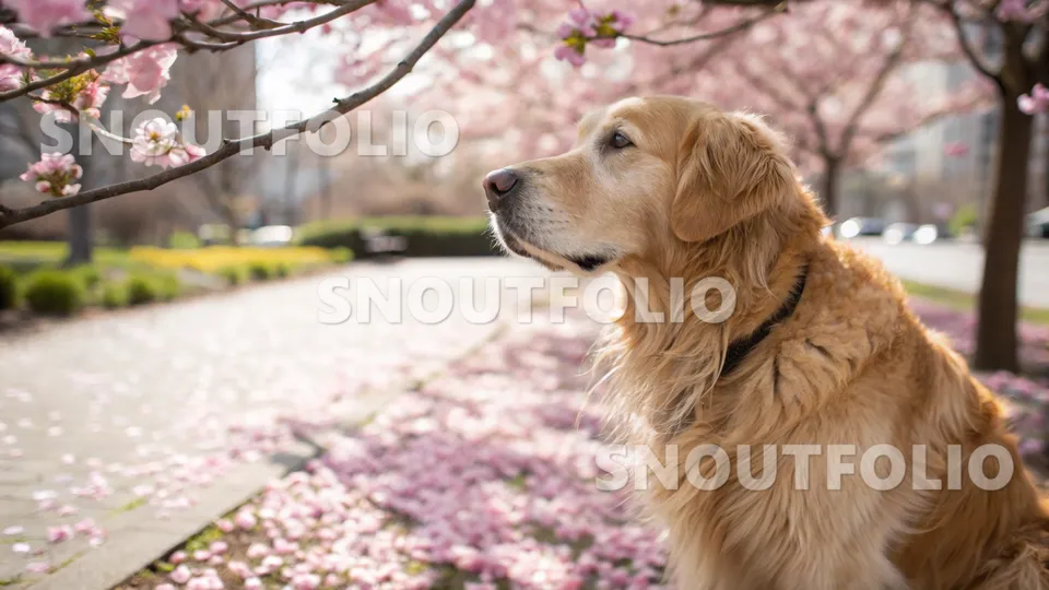 Golden Retriever Joyful Moments