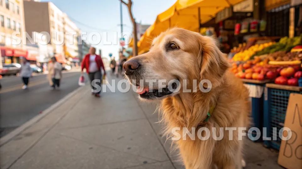 Golden Retriever Joyful Moments