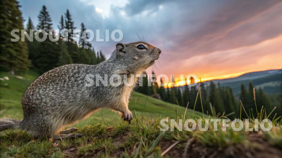 Elegant Flare of the Mogollon Ground Squirrel