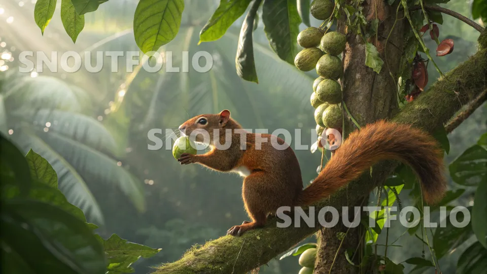 Graceful Aura of the Chiriqui Squirrel