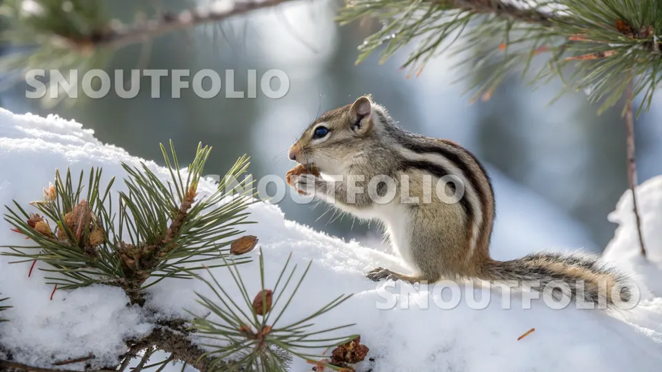 Radiant Spark of the Siberian Striped Squirrel