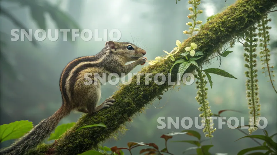 Bright Soul of the Sumatran Striped Squirrel