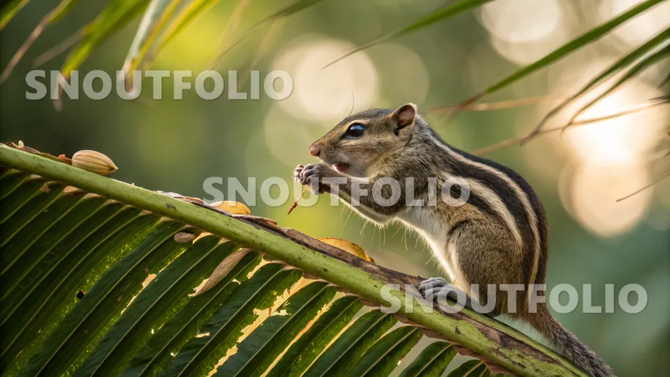 Bold Charm of the Palawan Striped Squirrel