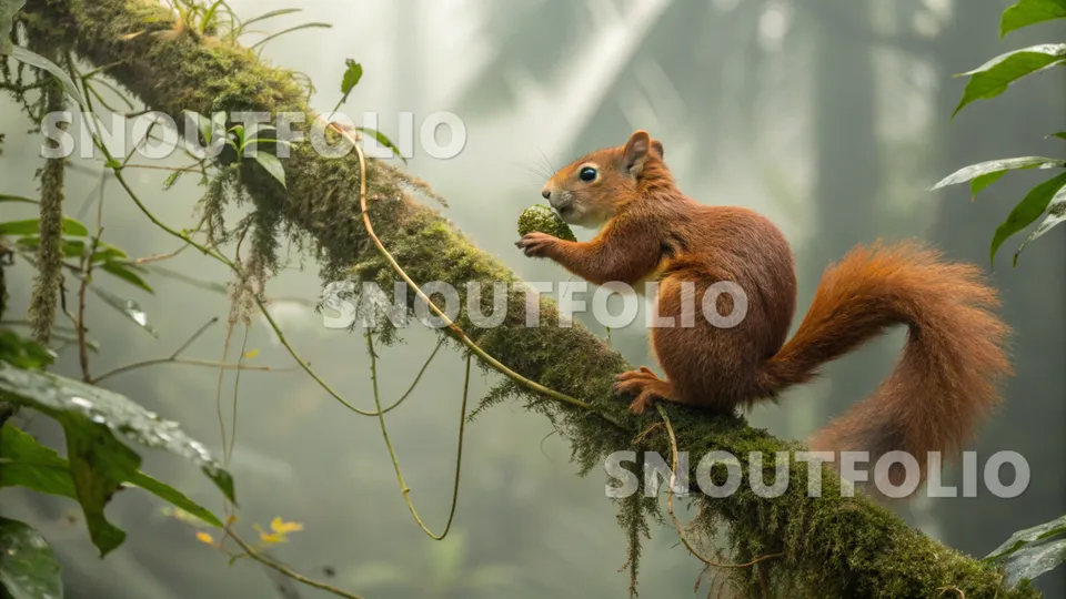 Wild Presence of the Sumatran Red Squirrel