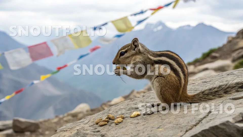 Gentle Memory of the Himalayan Striped Squirrel