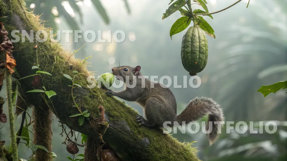 Bright Spirit of the Sumatran Gray Squirrel