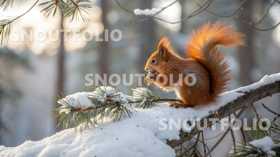 Charming Essence of the Tibetan Red-bellied Squirrel