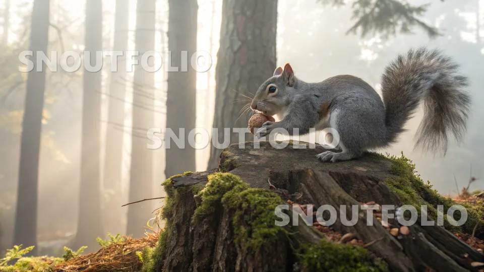 Graceful Echo of the Eastern Gray Squirrel
