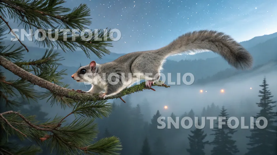 Golden Wanderer of the Hodgson’s Giant Flying Squirrel