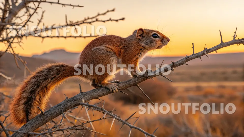 Elegant Aura of the Chacoan Squirrel