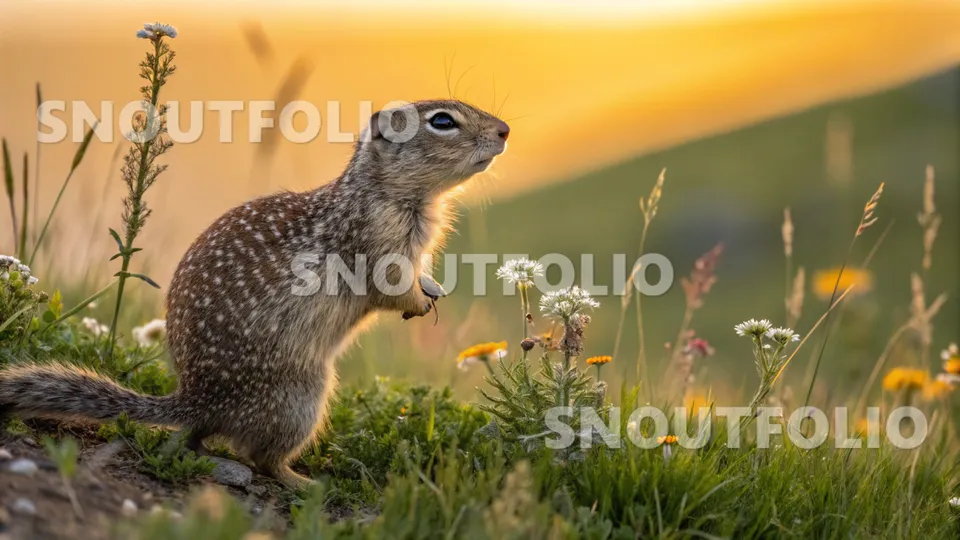 Radiant Aura of the Wyoming Ground Squirrel