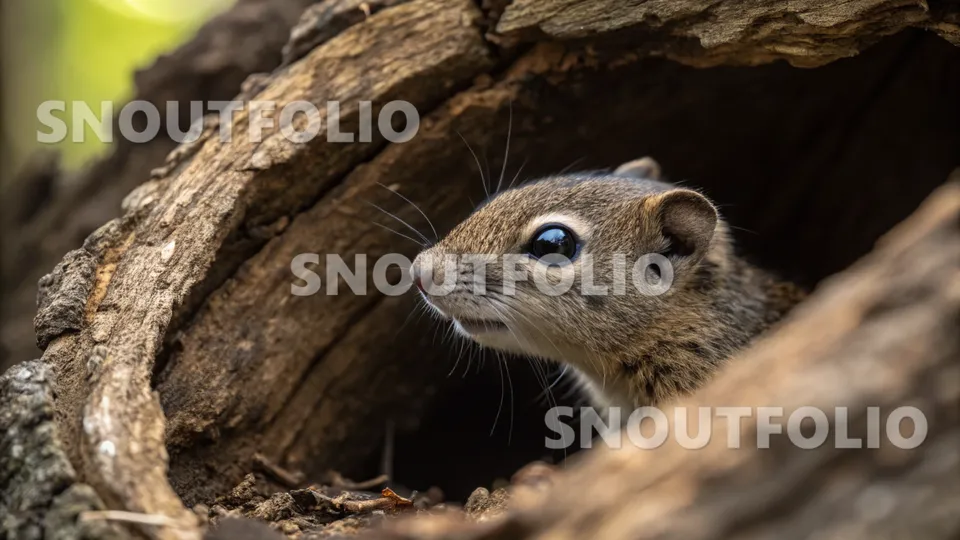 Vivid Spark of the African Pygmy Squirrel