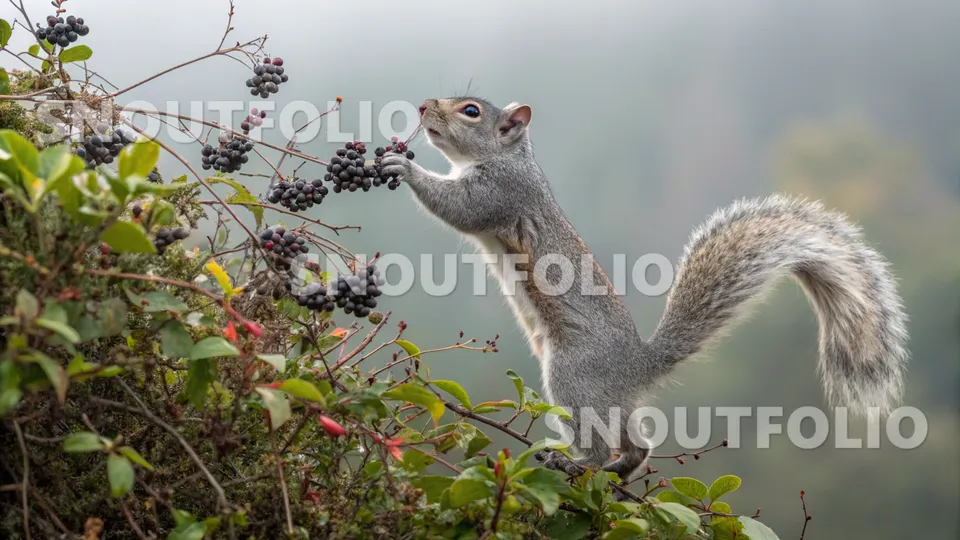 Faithful Gaze of the Western Gray Squirrel