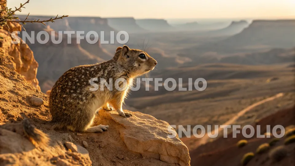 Vivid Whimsy of the Mexican Ground Squirrel