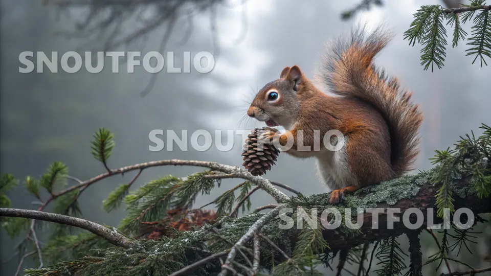 Graceful Whiff of the Cascade Red Squirrel