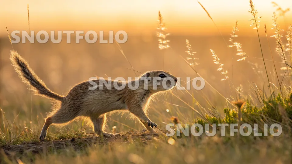 Playful Aura of the Pampas Ground Squirrel