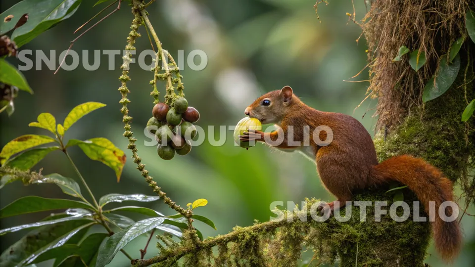 Witty Presence of the Ecuadorean Squirrel
