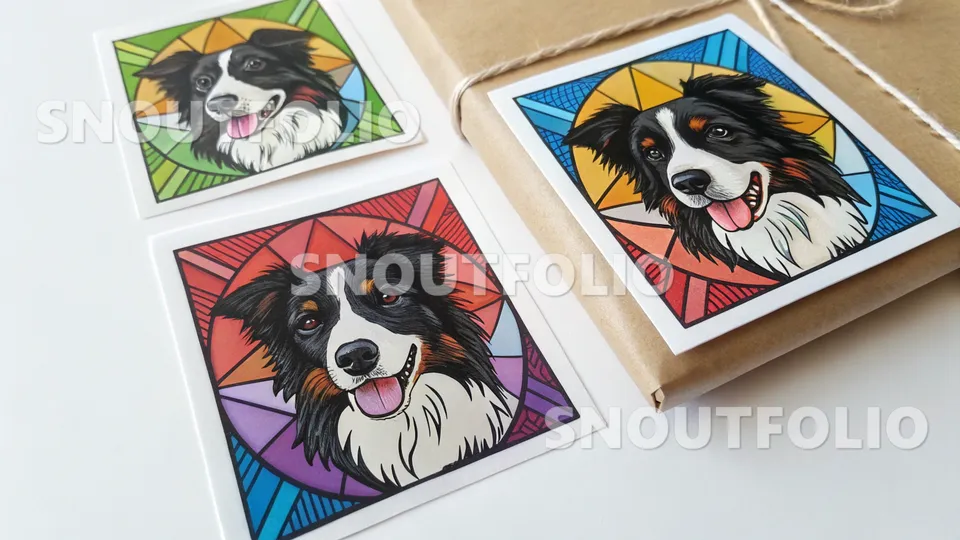 Mighty Gaze of the Border Collie