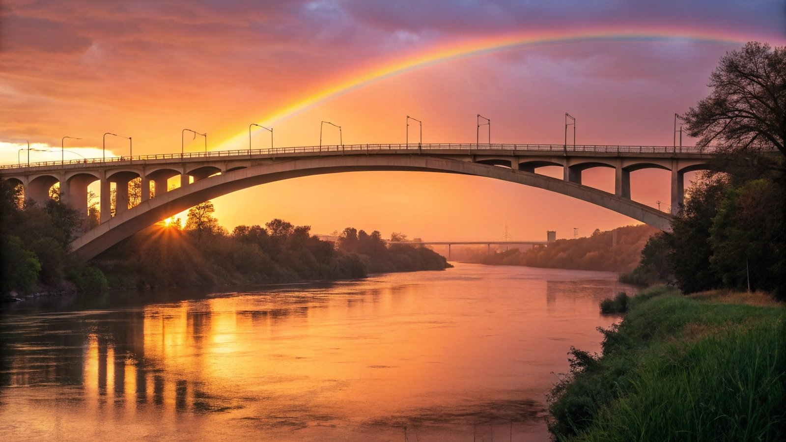 Rainbow Bridge Farewell Card