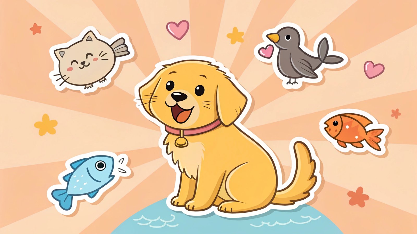 Lively Pet Sticker Collection
